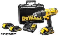 Berbequim Aparafusador C/ Percussão 18V Dewalt DCD776C3-QW