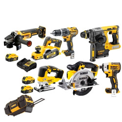 Kit Combo 7 Maquinas 18V + Mala Com Rodas DWST1-79210 Dewalt DCD796NPRO30