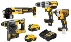 Kit 4 Maquinas DCD996 +DCH273 + DCG405 + DCF887 Dewalt DCD996NPRO13