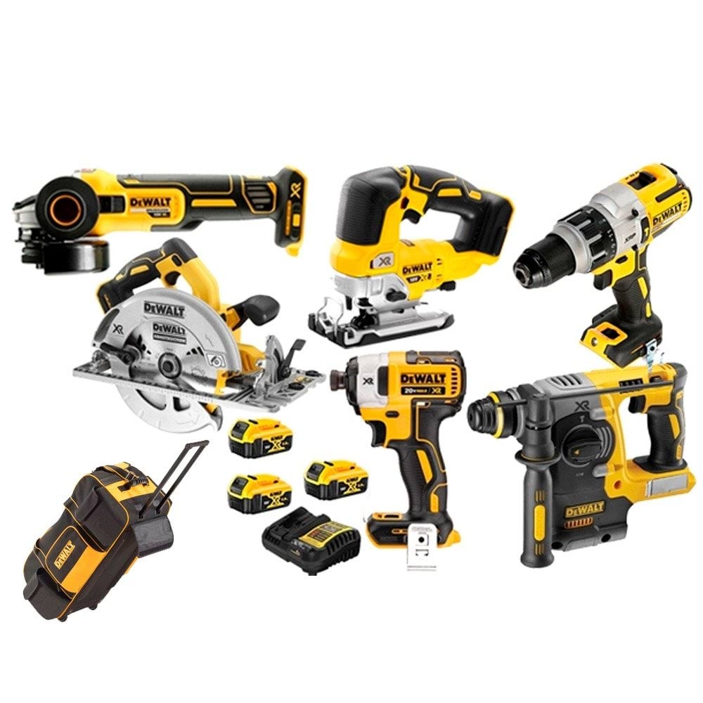 Kit Combo 6 Maquinas 18V + Carrinho DWST1-71229 Dewalt DCD996NPRO15