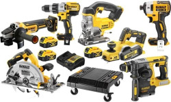 Kit Combo 7 Maquinas 18V + Carrinho DWST1-71229 Dewalt DCD996NPRO17