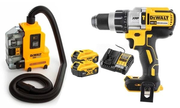 Kit Berbequim DCD996 + Aspirador DWH161 Dewalt DCD996NPRO4