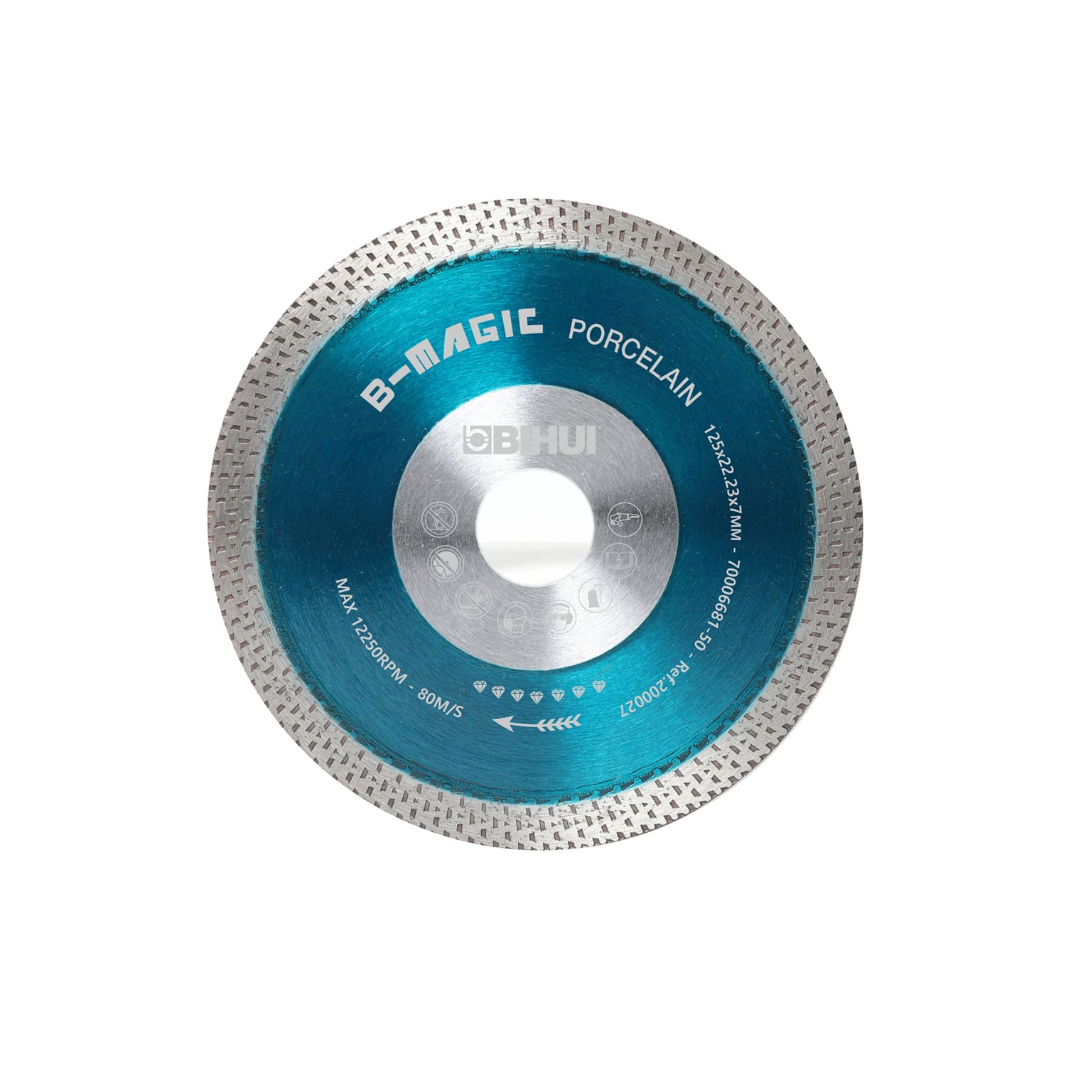 Disco de Corte Diamantado de 125 mm Bihui B-MAGIC DCDW125
