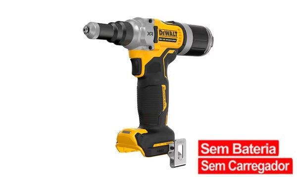 Rebitadora 6,4mm XR 18V 20Kn Sem Escovas Dewalt DCF414NT-XJ