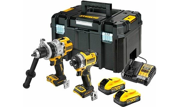 Dewalt KIT XR 18V Berbequim DCD1007 + Aparafusador DCF860 DCK2200H2T-QW