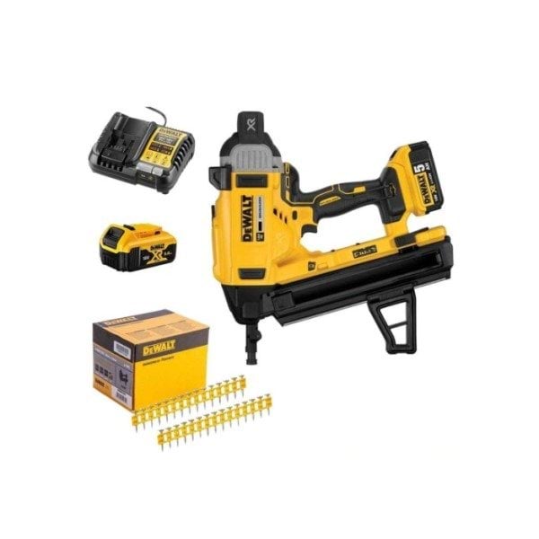 Pregadora de Betão 18V + Pregos 1005Un 2.6x25mm Dewalt DCN890P2-QW