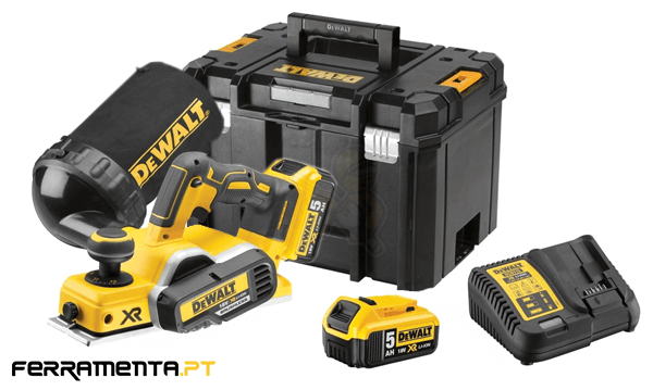 Plaina 82mm 18V Dewalt DCP580P2-QW