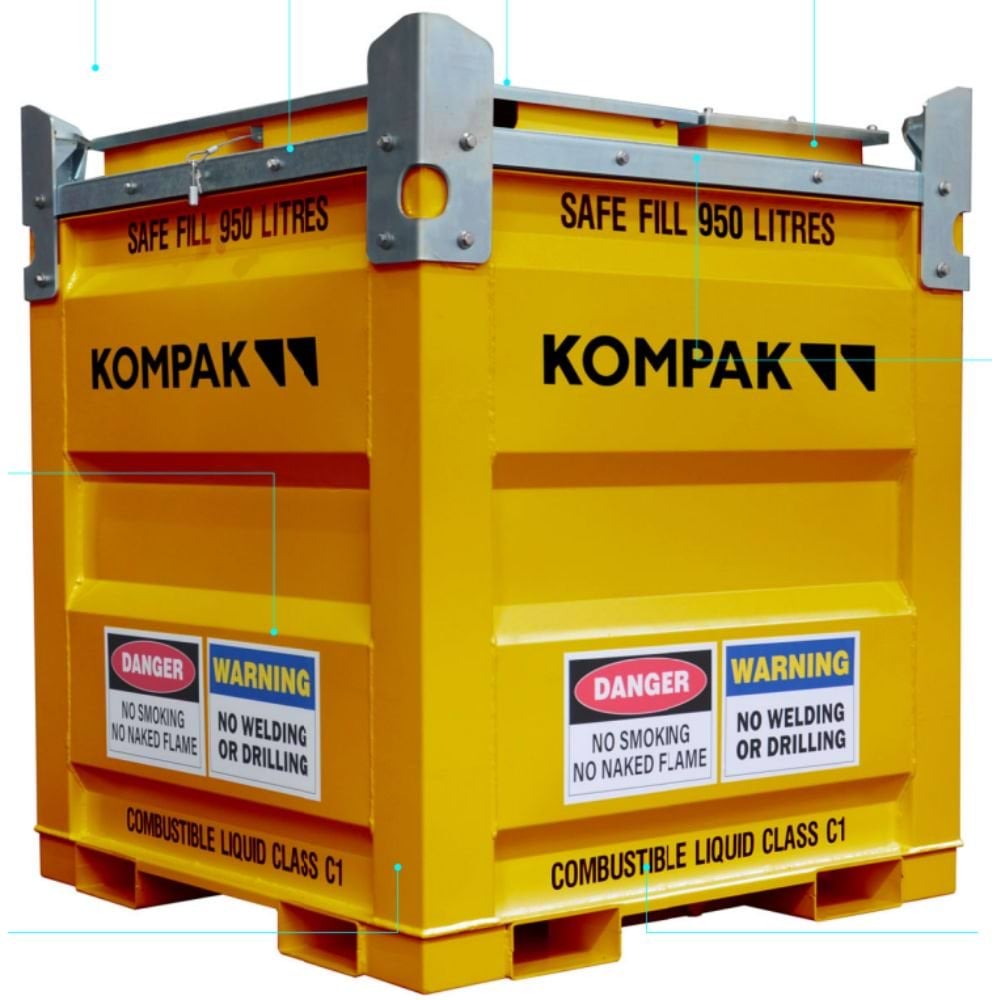 Depósito Externo Gasóleo 3000L Kompak EFT3000L