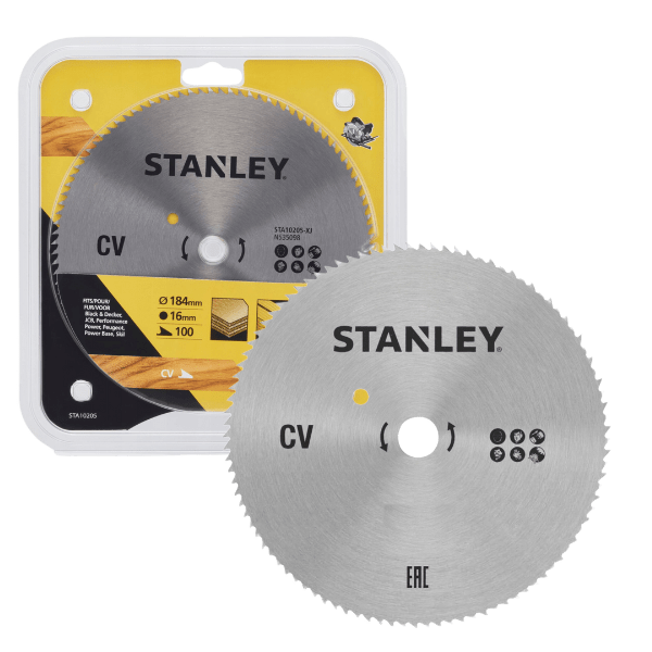 Disco de Serra Circular 170x16mm Corte Fino Stanley STA10290-XJ