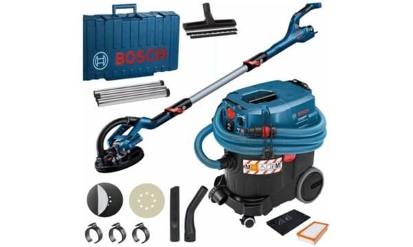 Kit Pladur Lixadora de Paredes GTR 55-225 + Aspirador GAS 35 M AFC Bosch 