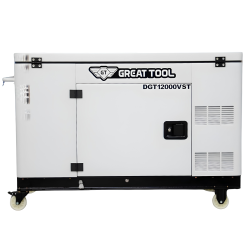Gerador Diesel Silencioso 11,4kVA FullPower c/radiador Great Tool DGT12000VST