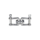 Destorcedor inox AISI316 c/ manilha dupla de 13mm Macfer 035.0085