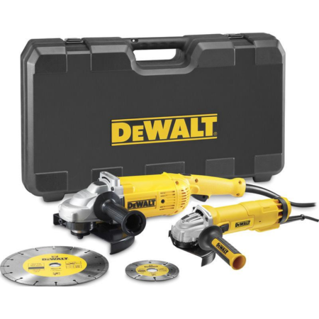 DeWalt Kit Rebarbadoras 230 mm 2200 Watt + 125 mm 1000 Watt 