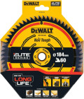 DeWalt Lâmina para Serra Circular Portátil ELITE 184mmx16mmx60T