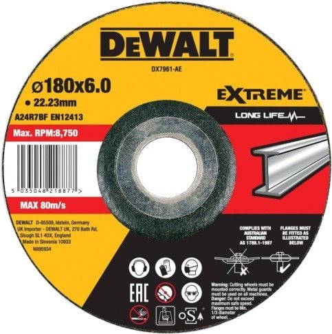 Disco De Desbaste Côncavo Para Metal Dewalt DW454-AE