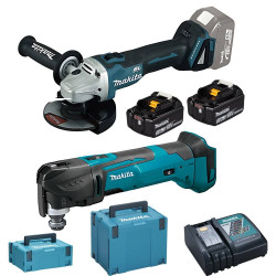 Rebarbadora DGA504Z + Multifunções DTM51Z Makita DGA504PRO1