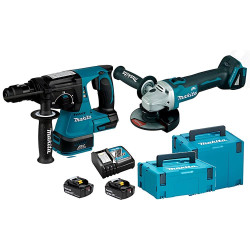 Martelo DHR243Z + Rebarbadora DGA504Z Makita DGA504PRO4