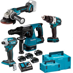 Kit DHP481Z + DHR243Z + DTD153Z + DGA504Z Makita DHP482PRO15