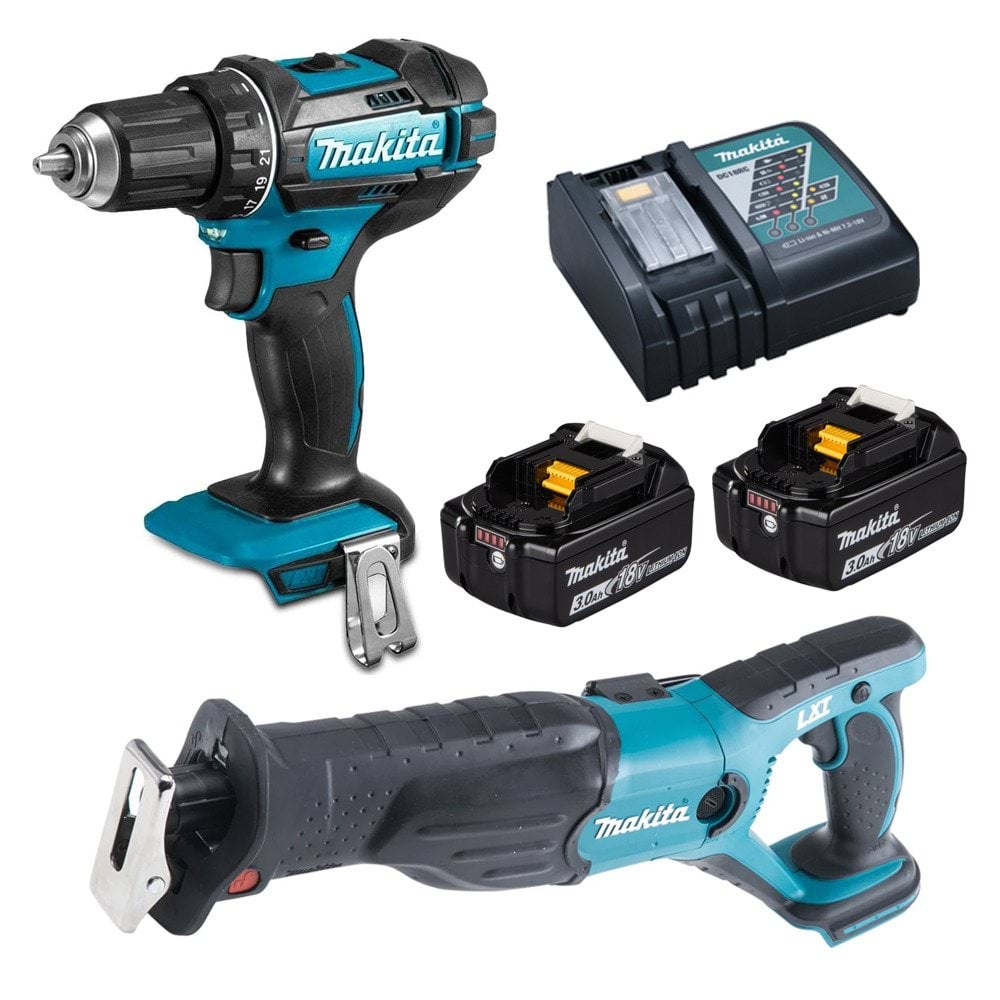 Serra Sabre DJR186Z + Berbequim 18V DHP482Z Makita DHP482PRO4