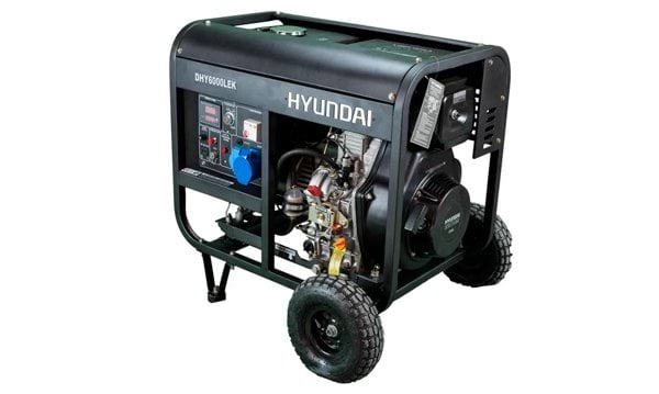 Gerador Diesel Monofásico 5kW Hyundai DHY6000LEK
