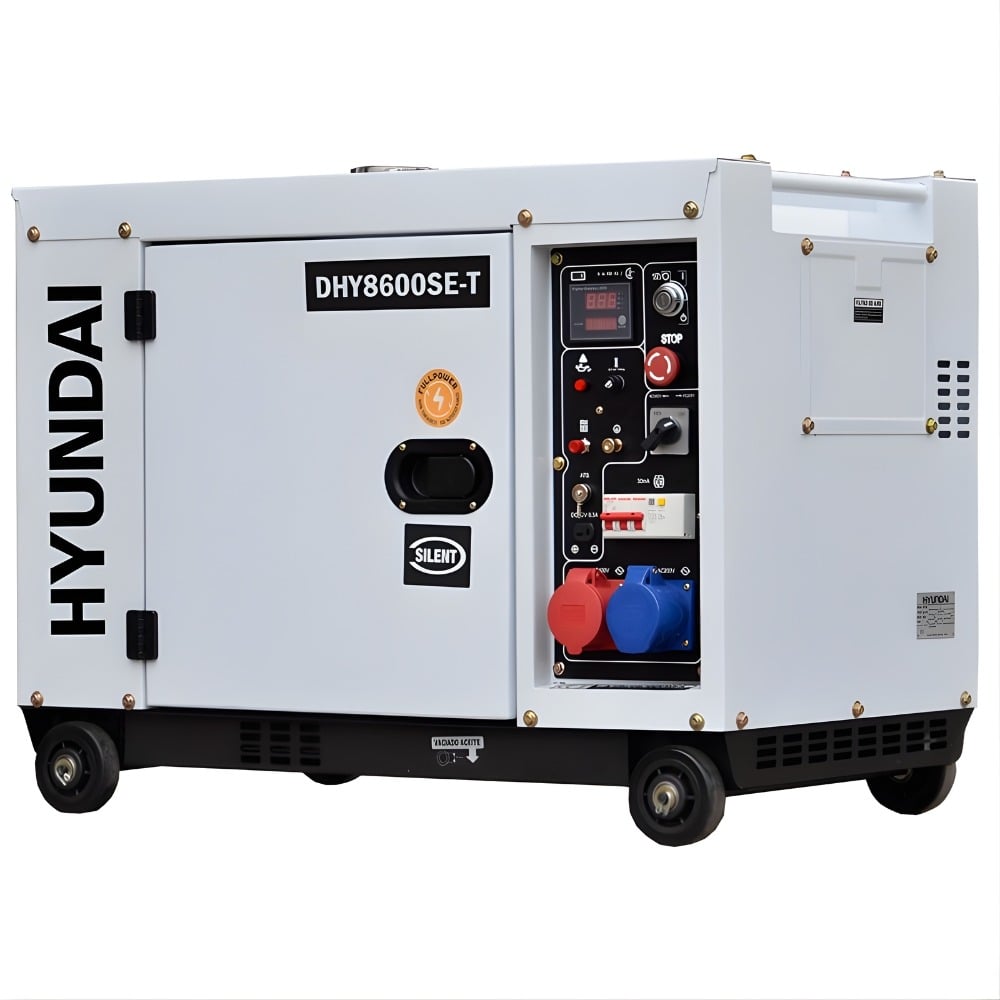Gerador Diesel Silencioso 7,5 kVA Hyundai DHY8600SE-T