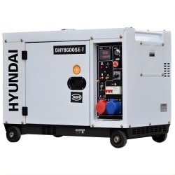 Gerador Diesel Silencioso 7,5 kVA Hyundai DHY8600SE-T