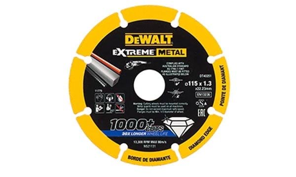 Disco De Corte C/ Borda De Diamante 115x1.3mm Dewalt DT40251-QZ