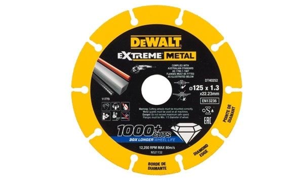 Disco De Corte C/ Borda De Diamante 125x1.3mm Dewalt DT40252-QZ