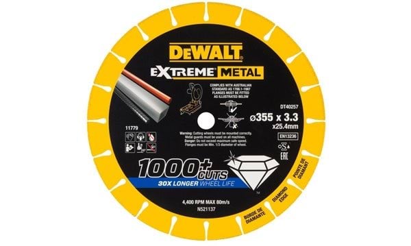 Disco De Corte C/ Borda De Diamante 355x3.3mm Dewalt DT40257-QZ