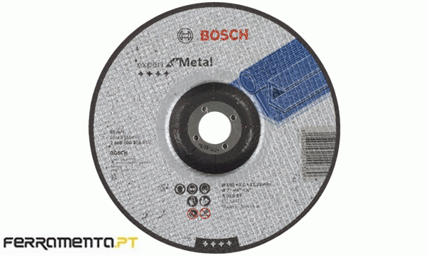 Disco de corte curvo Expert for Metal 180x3mm Bosch 2608600316