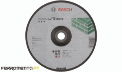 Disco de corte curvo p/ pedra 230x3mm Bosch 2608603176
