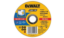 Disco De Corte De Alto Desempenho Para Aço Inox-OSA 125x1.6mm Dewalt DT43906-QZ