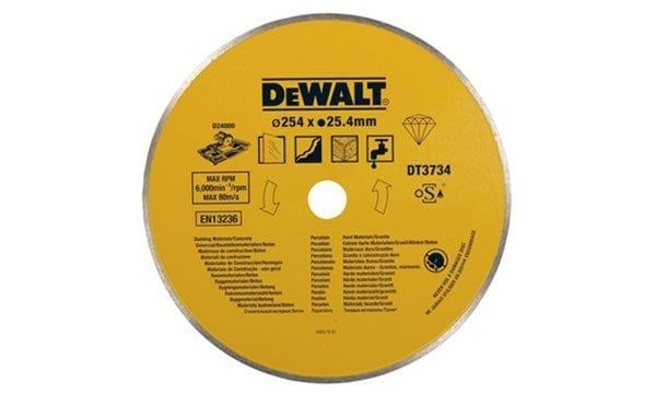 Disco De Corte De Diamante 250x25.4mm Dewalt DT3734-XJ