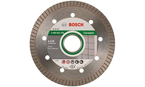 Disco de corte diamante 22,23x115mm Bosch 2608602478