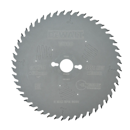 Disco de Corte P/ Serra Circular 250x30mm 48T Dewalt DT4323-QZ