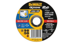 Disco De Corte Plano Extreme Para Aço Inox 125x1.6mm Dewalt DT43936-QZ