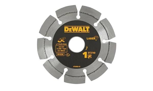Disco De Corte Profissional De Diamante 115 x 22.2 x 2mm Dewalt DT3740-XJ