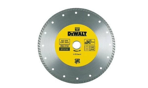 Disco De Diamante Turbo P/ Corte A Seco 230x22.2mm Dewalt DT3732-QZ