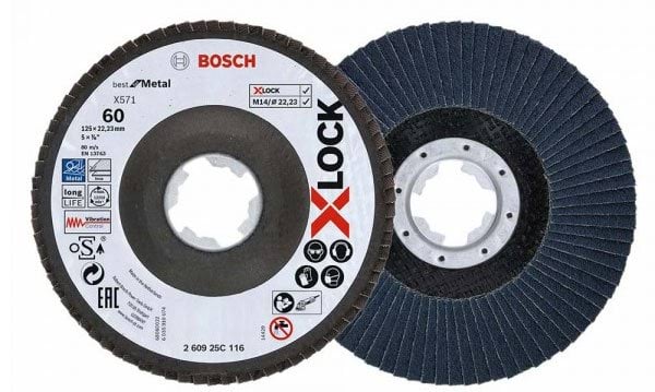 Disco de Lamelas X-LOCK 125MM GR60 Bosch 260925C116