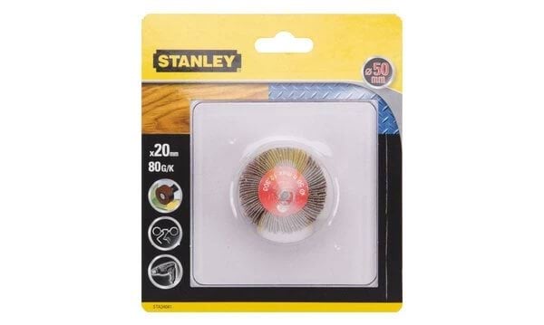 Disco de Lamelas 50x20mm Gº80 Stanley STA34041-XJ