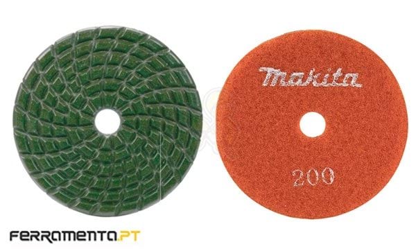 Disco de Polimento Diamantado Ø100mm Grão 200 Makita D-15609