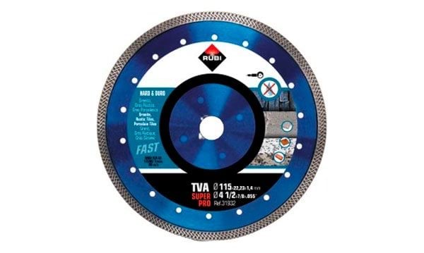 Disco Diamantado Material Duro 115mm TVA Rubi 31932