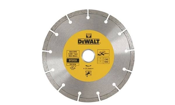 Disco Diamantado Segmentado 180x7x22.2mm Dewalt DT3721-QZ
