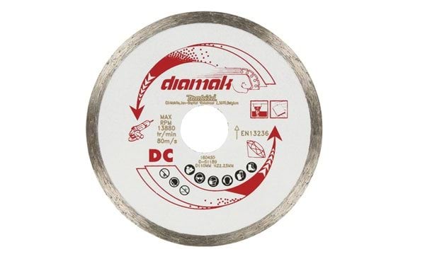 Disco diamante banda contínua 115mm Makita D-61189