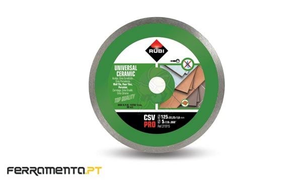 Disco diamante cerâmica continuo CSV 115mm Rubi 25910