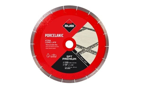 Disco Diamante Grés Porcelânico SPT 250 Premium Rubi 32934