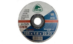 Disco Extrafino Inox Standard 125x1.6mm Stayer 81105