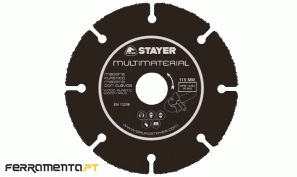 Disco Multimaterial Ø115mm Stayer 2442