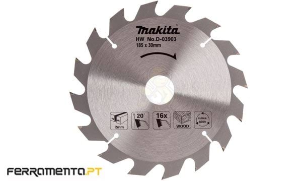 Disco Specialized Standard 185x30mm 16D Makita D-03903