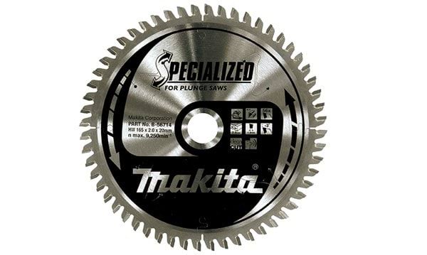 Disco TCT 165x20mm 56D Makita B-56714